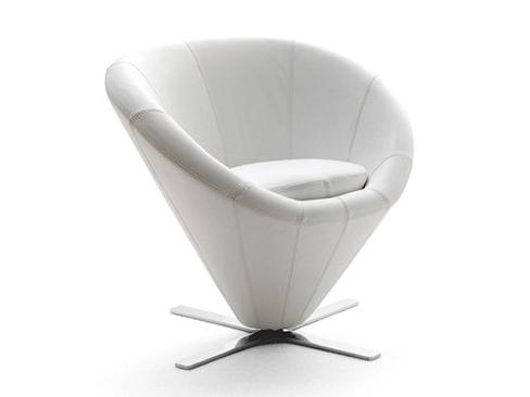 FLÛTE Swivel armchair with 4-spoke base