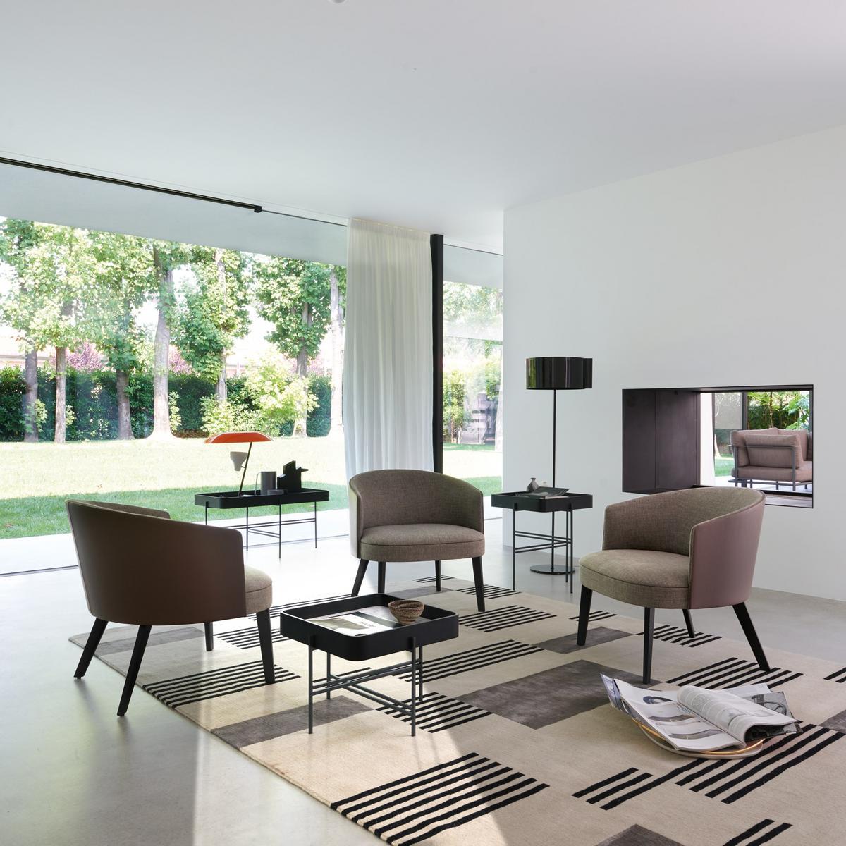 TRAY Square coffee table with tray