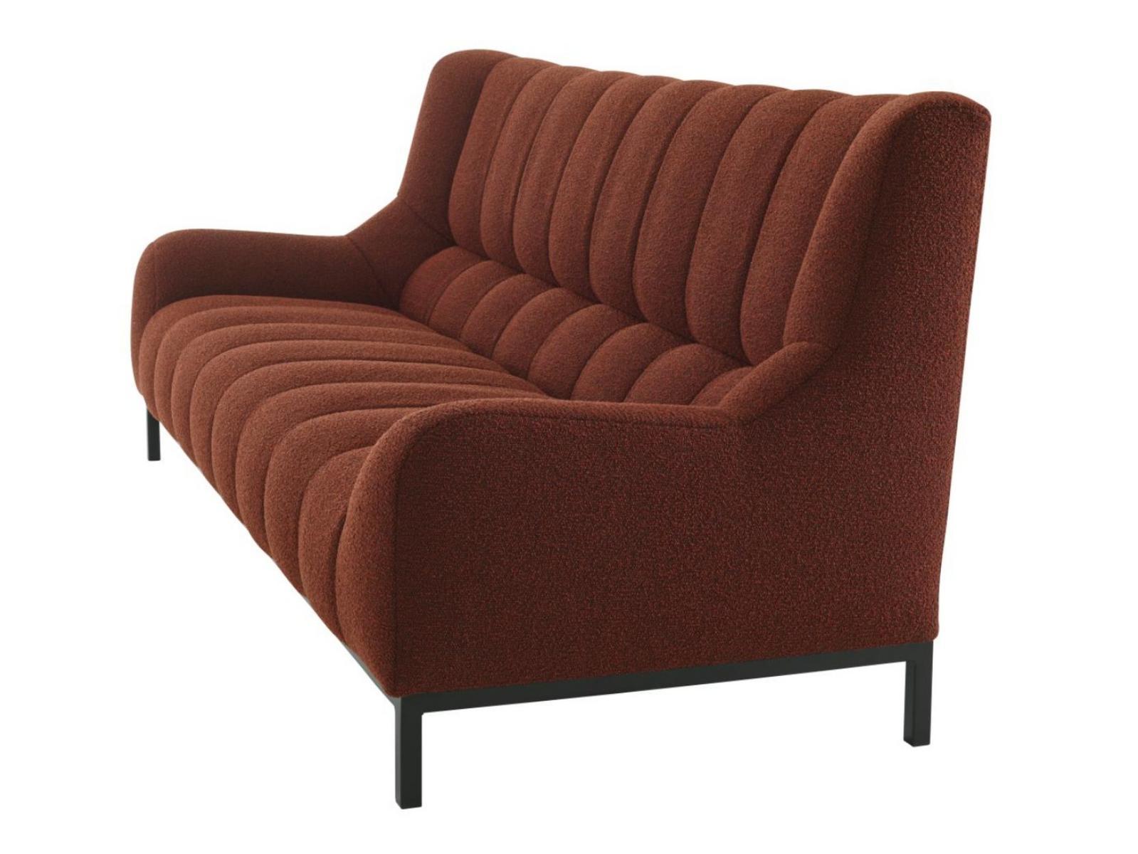 PHILEAS 3 seater fabric sofa